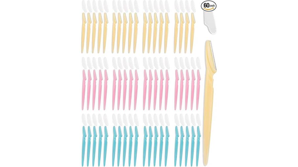60 piece dermaplane razor set