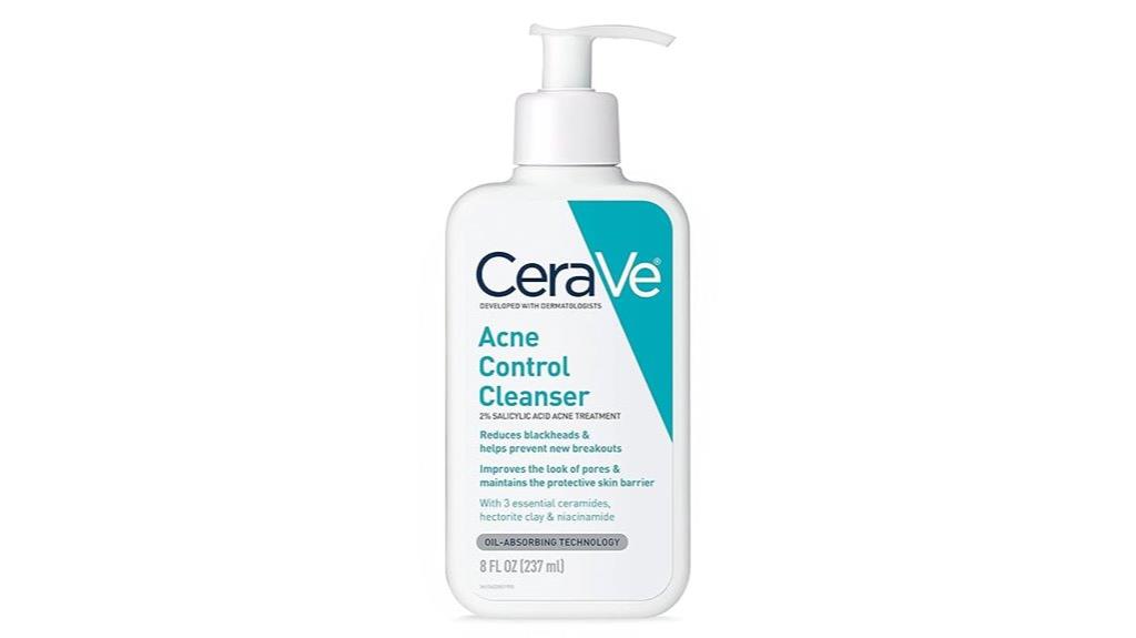 acne face wash ingredients