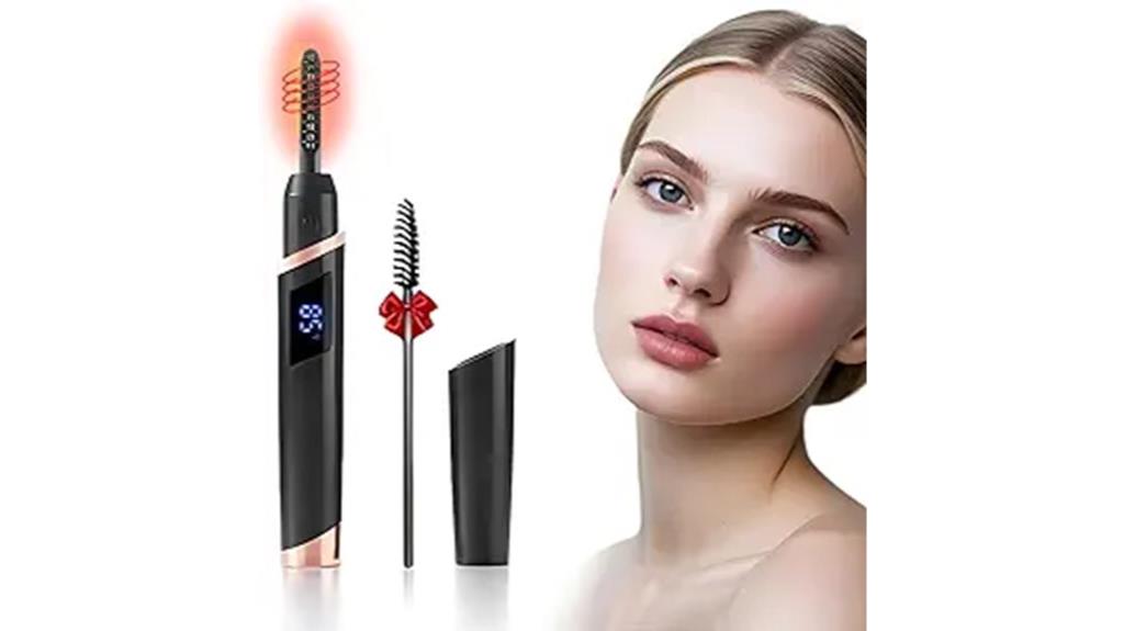 adjustable temperature eyelash curler