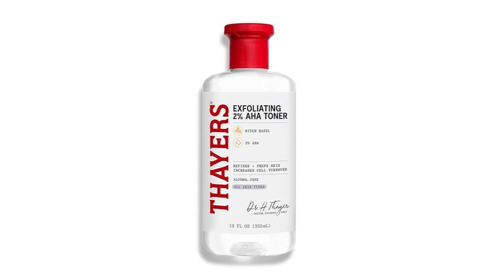 aha exfoliating toner with glycolic