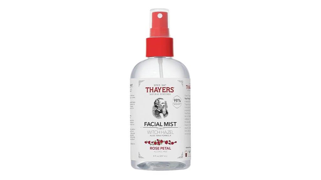 alcohol free witch hazel toner