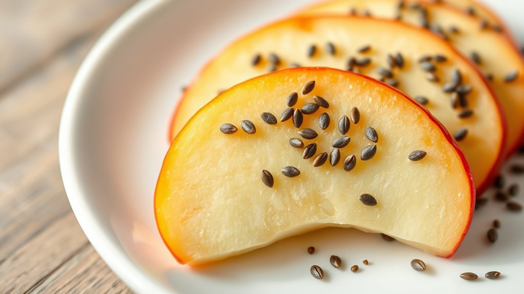 apple chia seed snack