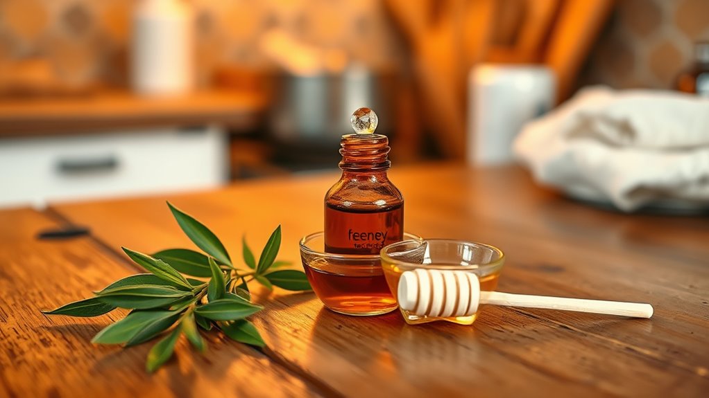apply tea tree oil directly