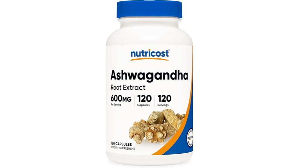 ashwagandha 600mg 120 capsules