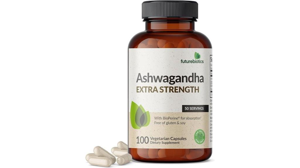 ashwagandha capsules vegetarian formula