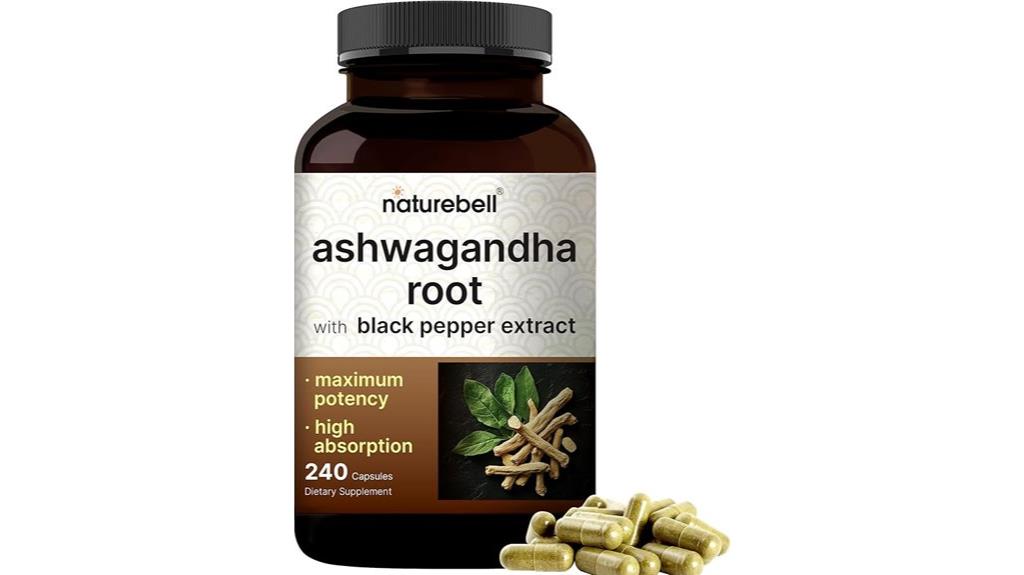 ashwagandha capsules with black pepper
