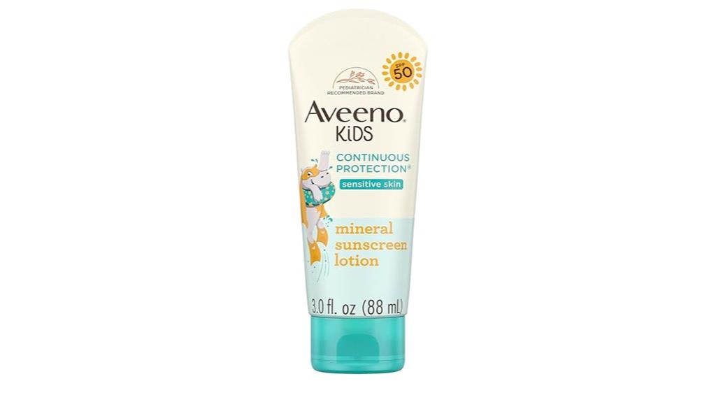 aveeno kids spf50 lotion