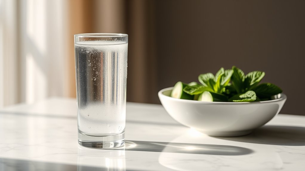 balance fluids through hydration