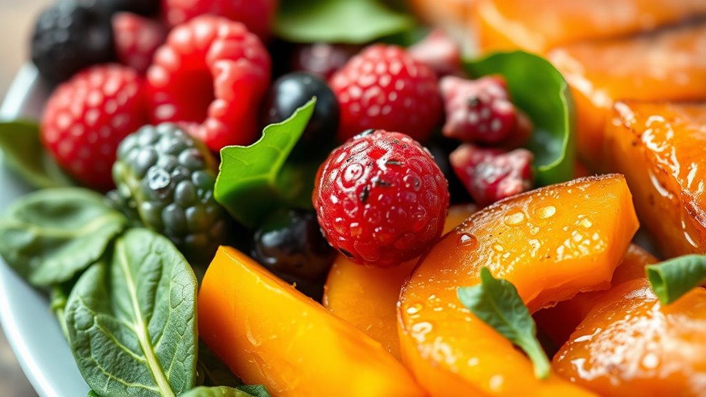 balanced diet promotes hair