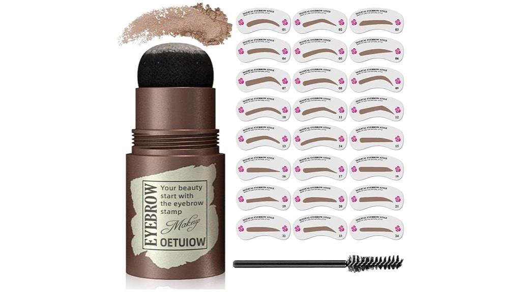 beginner light brown eyebrow kit