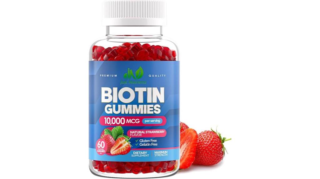biotin 10 000mcg gummies