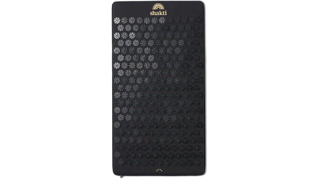 black premium acupressure mat