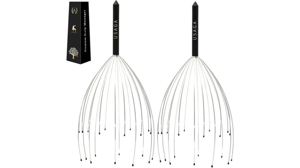 black usaga head massager
