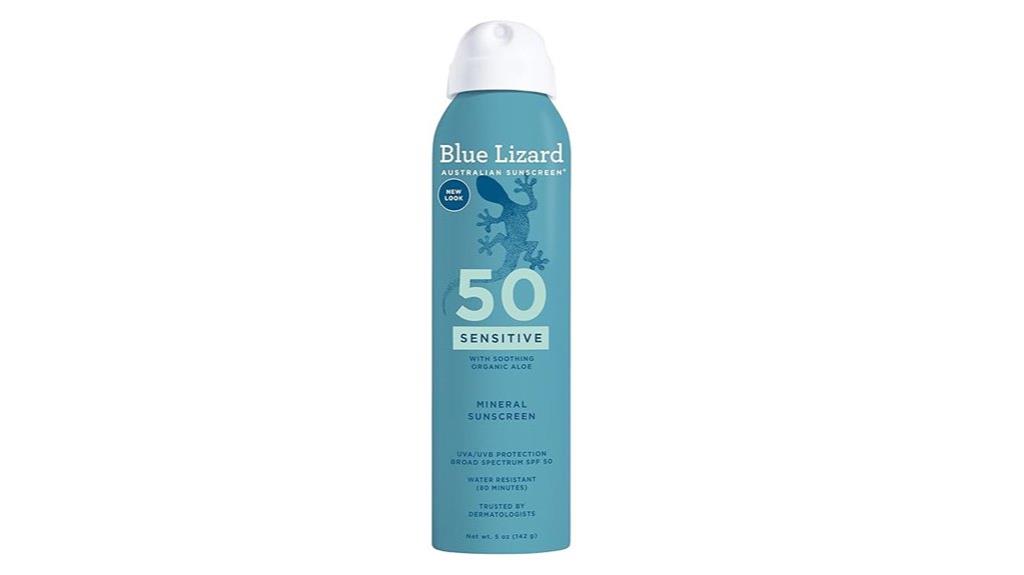 blue lizard spf 50 spray