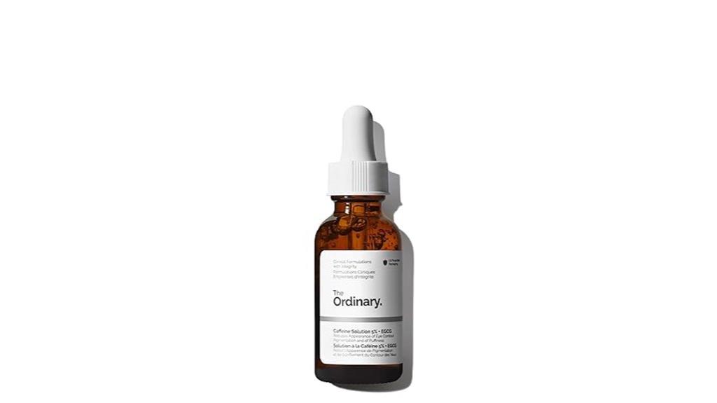 caffeine and egcg eye serum