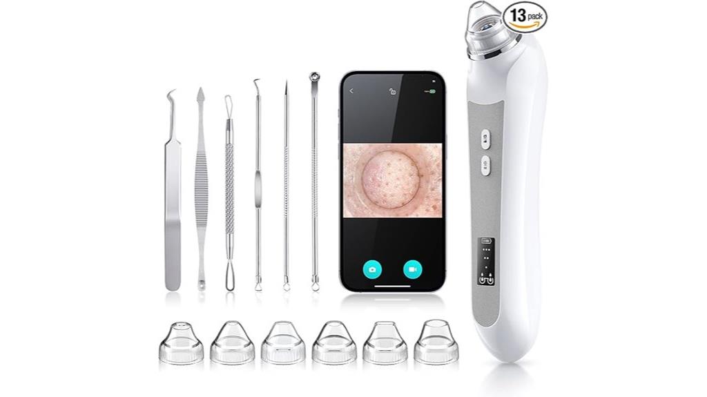 camera equipped pore cleaner
