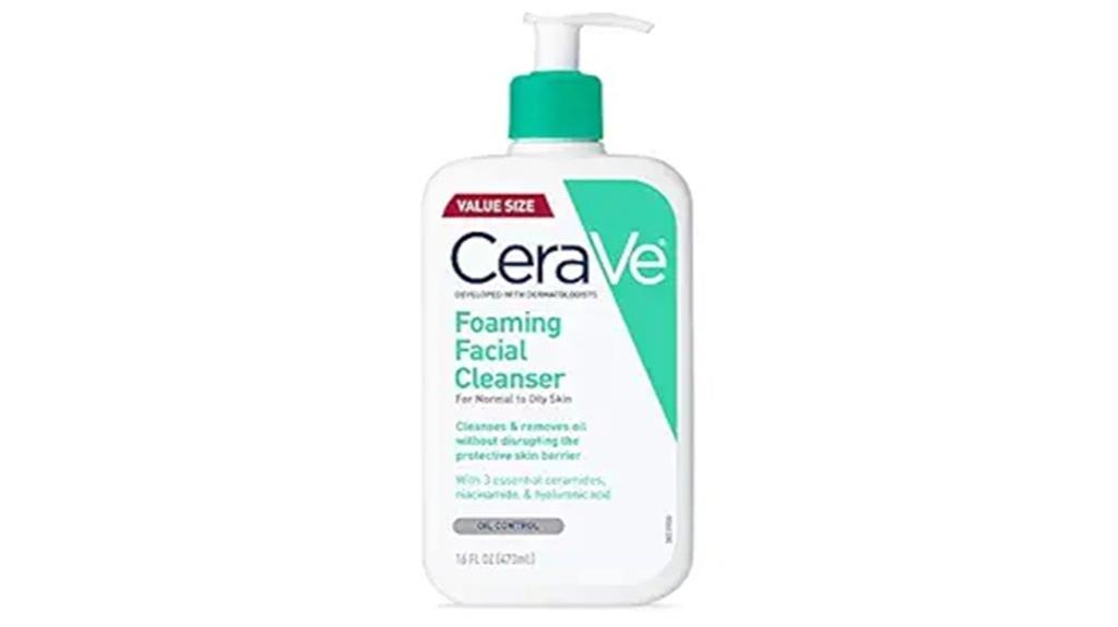 cerave oily skin cleanser