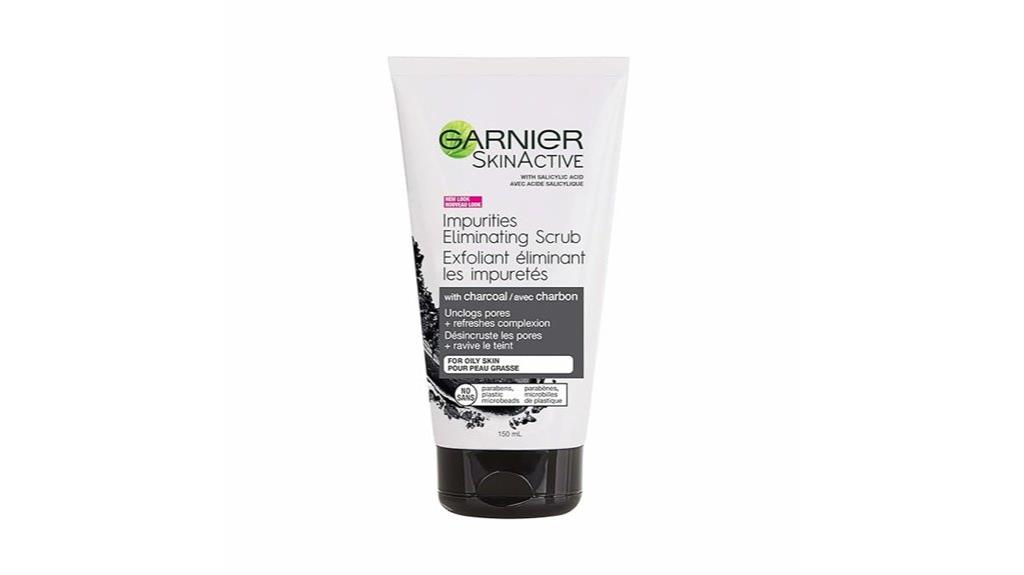 charcoal blackhead eliminating scrub