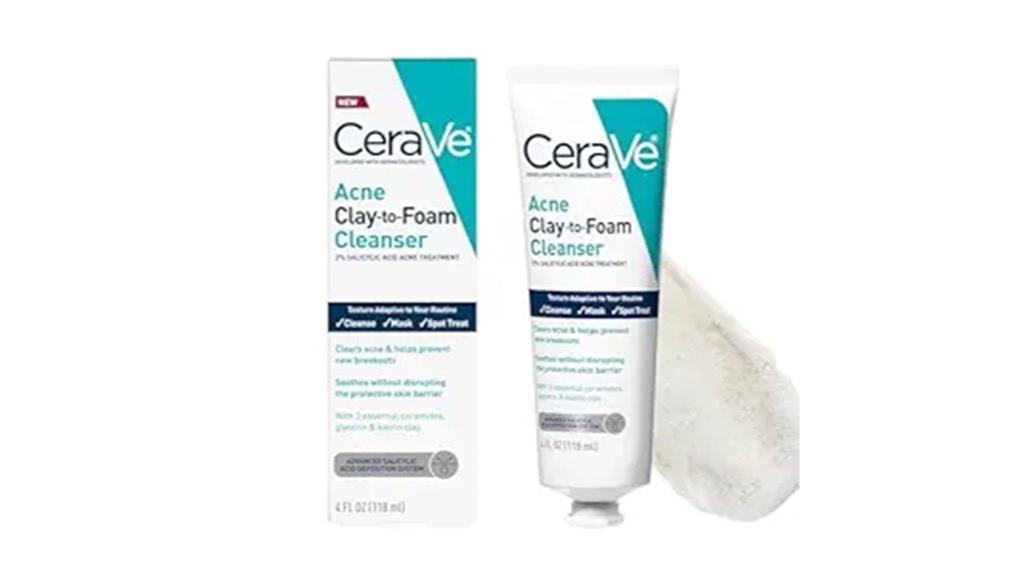 clay based acne face wash