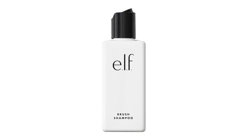 cleanse brushes gently