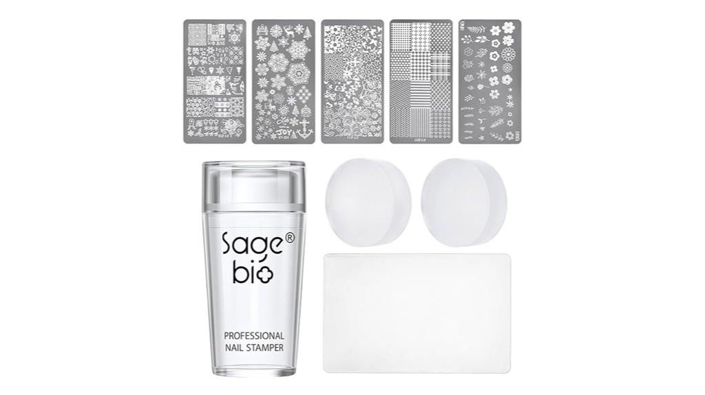 clear stamper nail art