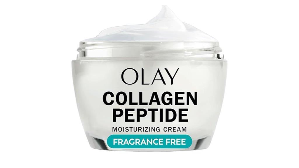 collagen peptide fragrance free moisturizer