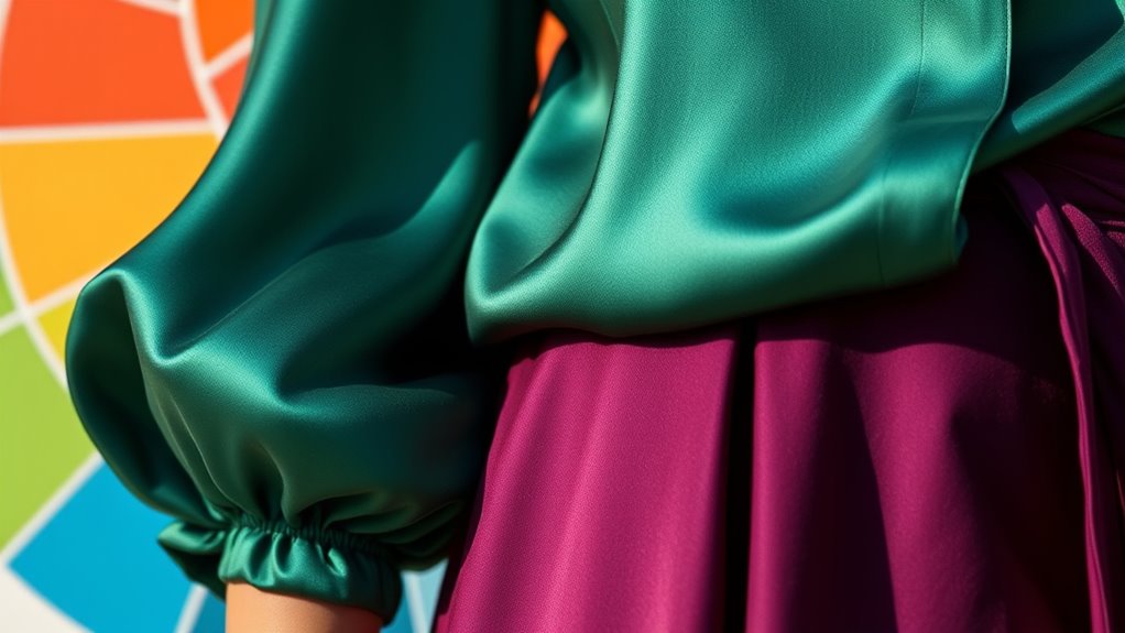 color wheel guides outfit harmony