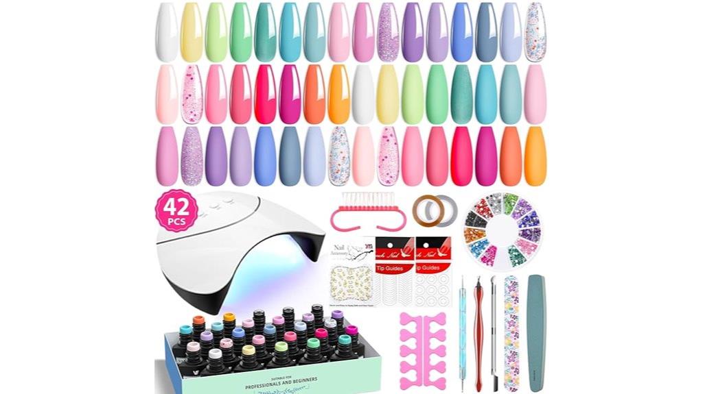 complete 42 piece gel kit