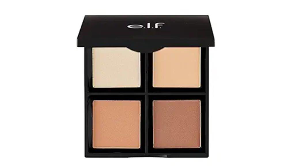 contouring palette with four shades