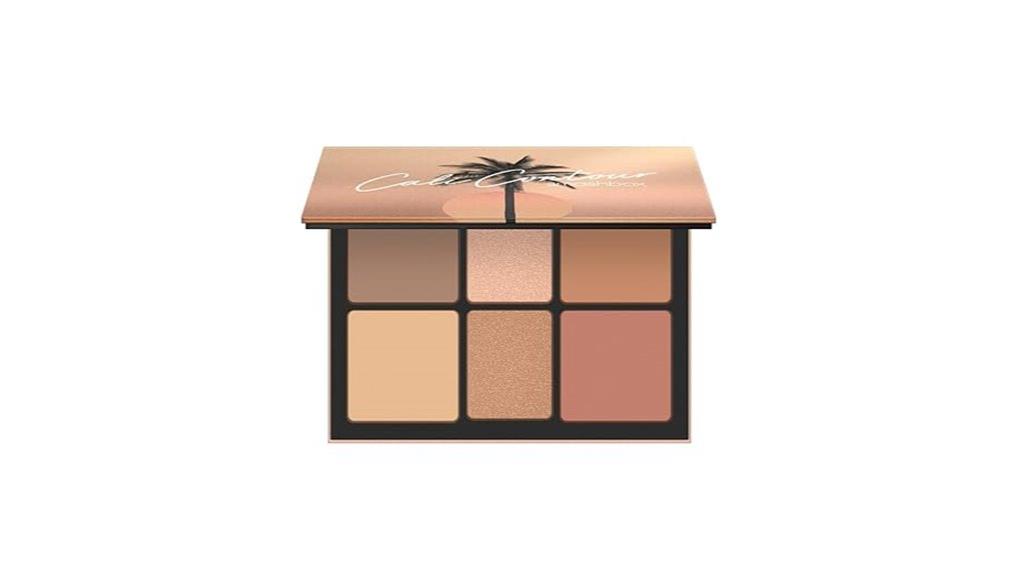 contouring palette with highlight