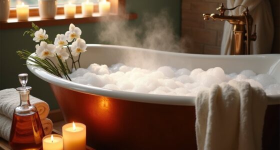 create calming bath routine