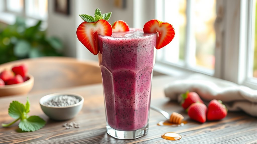 creative smoothie serving ideas