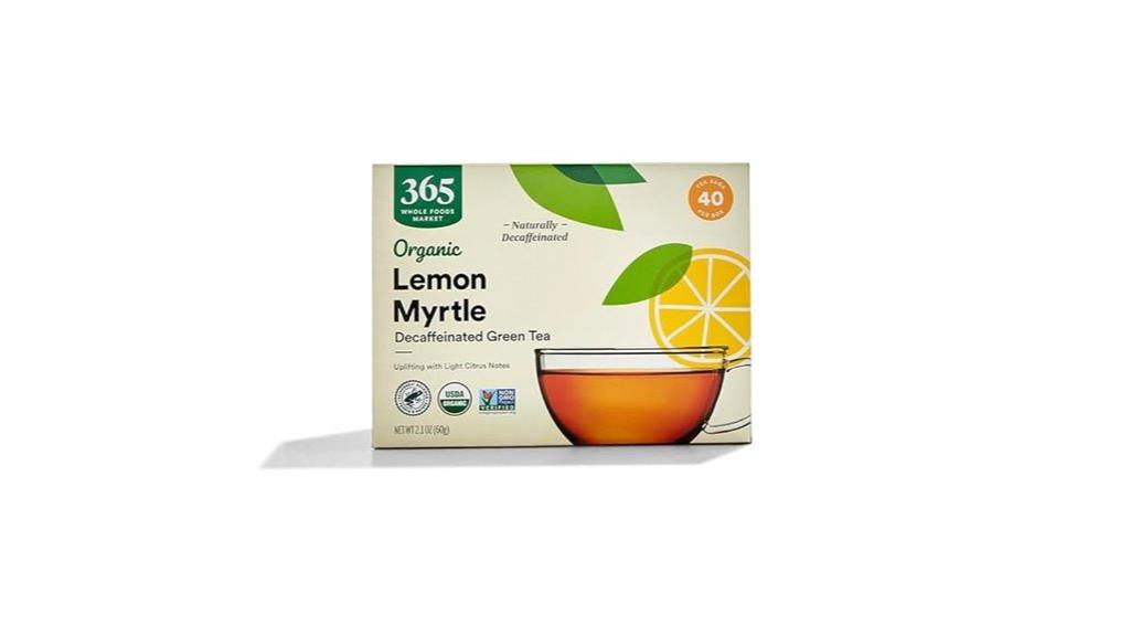 decaffeinated green tea pack