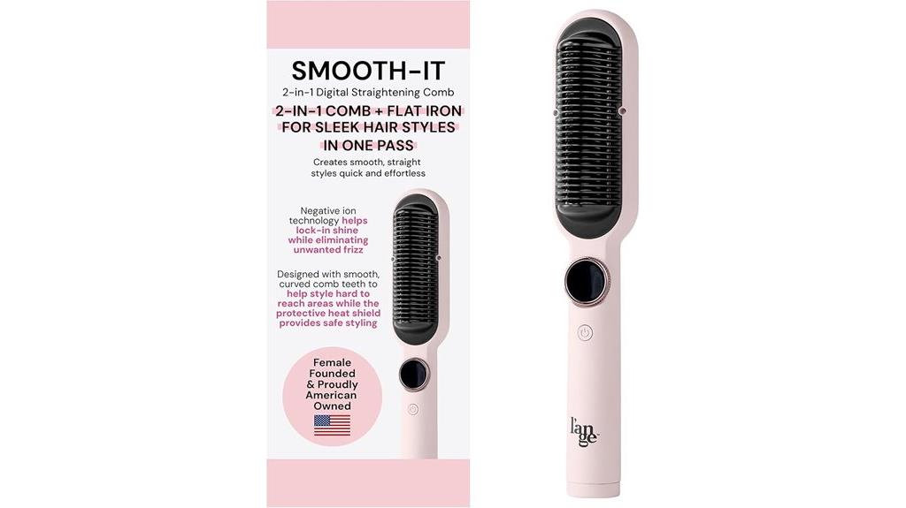 digital long hair straightener