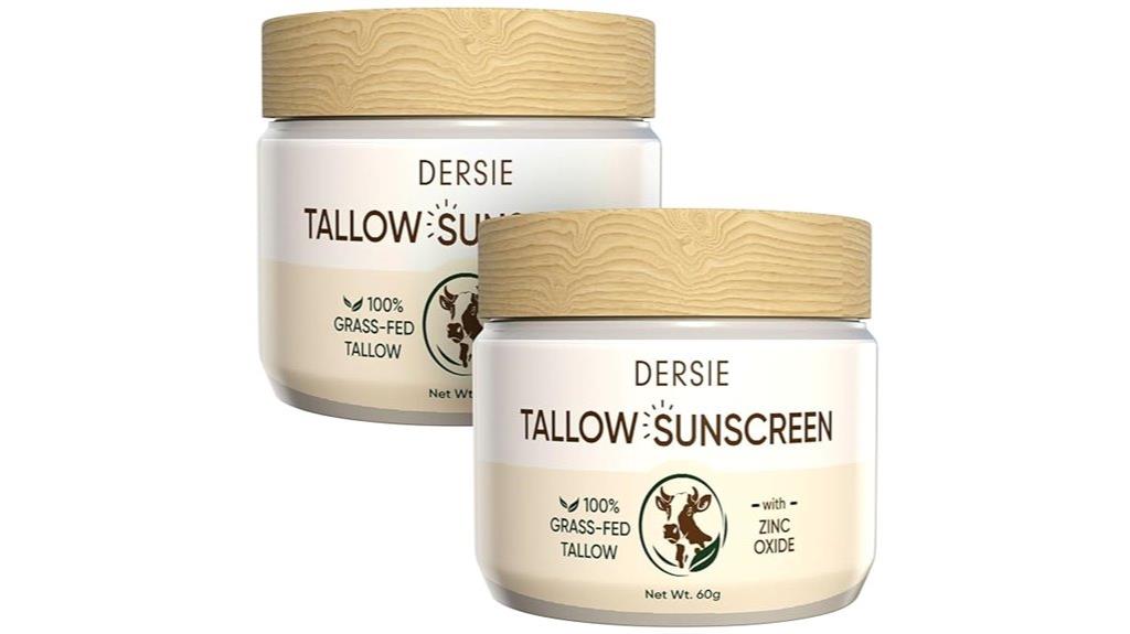 dual beef tallow sunscreens
