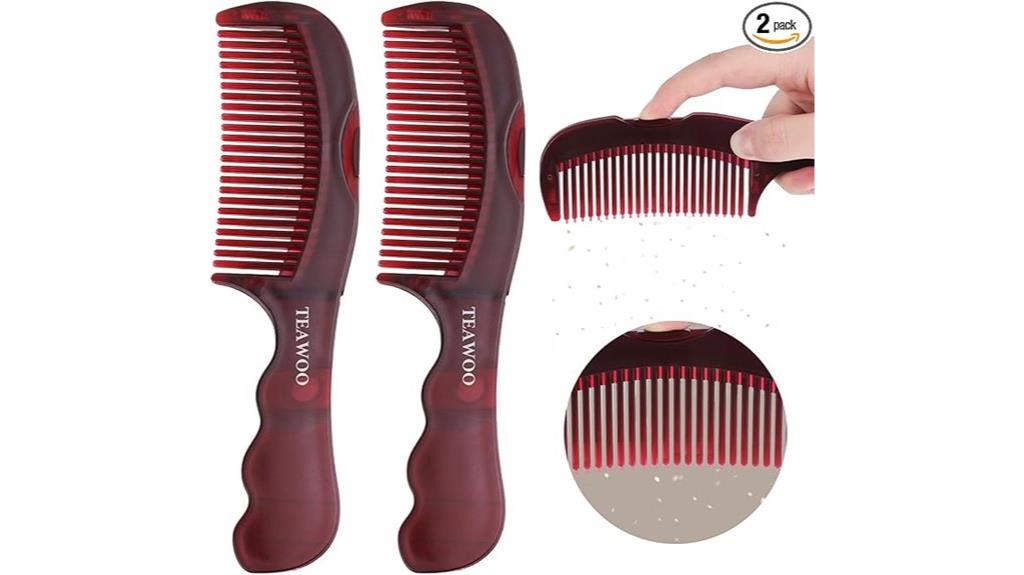 dual dandruff comb set