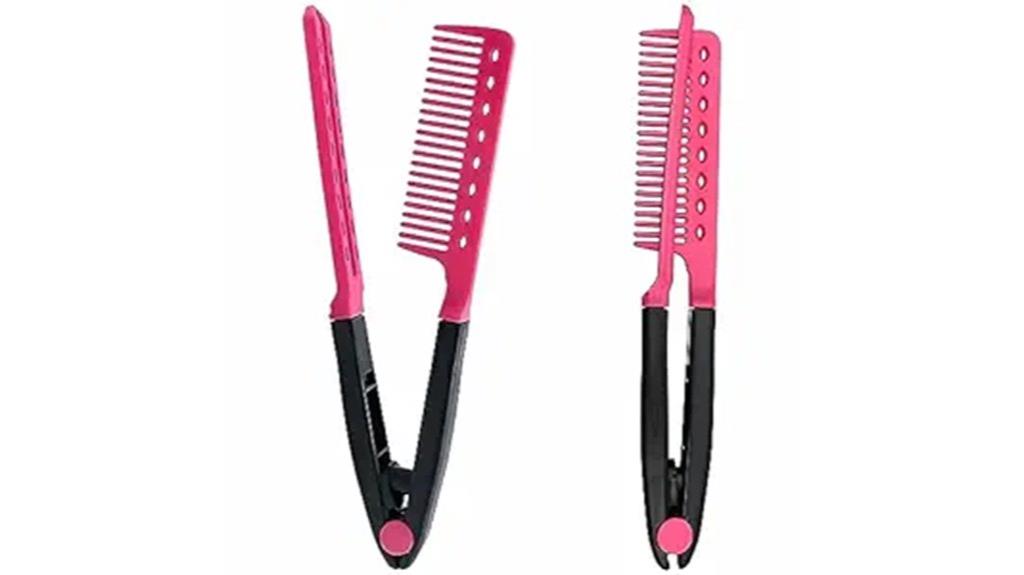 dual piece hair straightener
