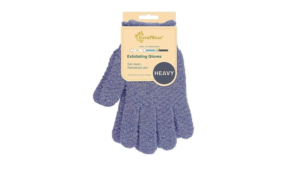 dual texture bath gloves
