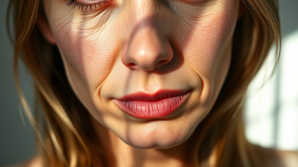 early skin aging signs