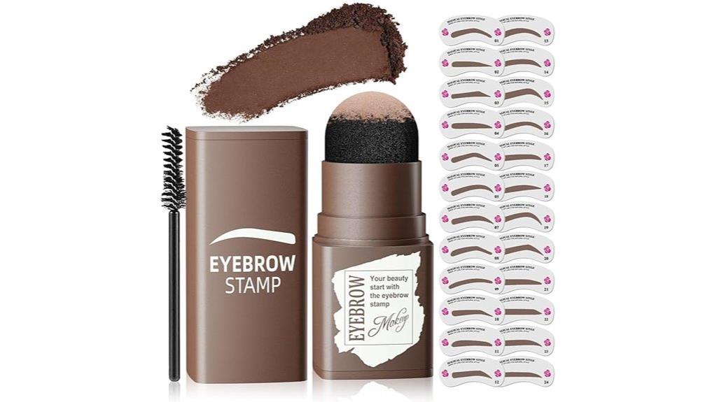 easy eyebrow stamping kit