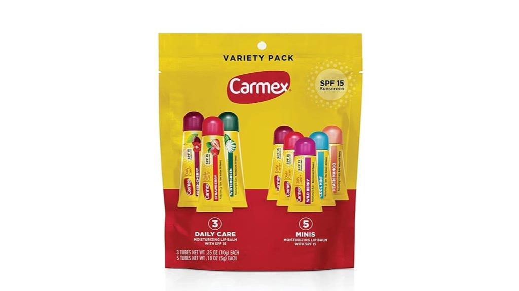 eight pack carmex lip balm