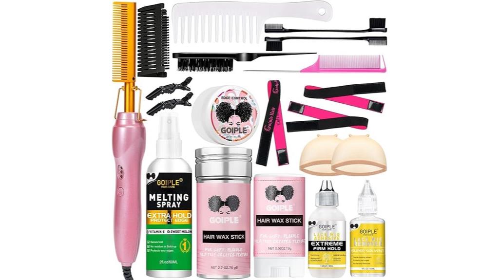 electric hot comb with case