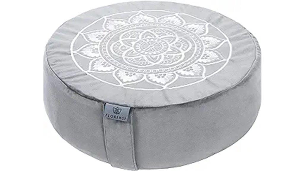 elegant tibetan velvet cushion