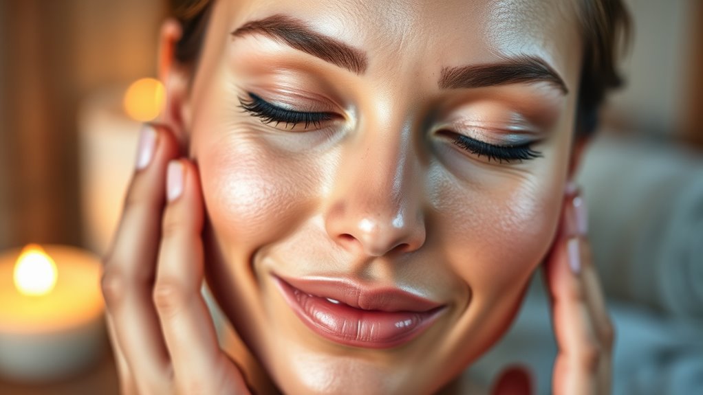 enhance facial muscle tone