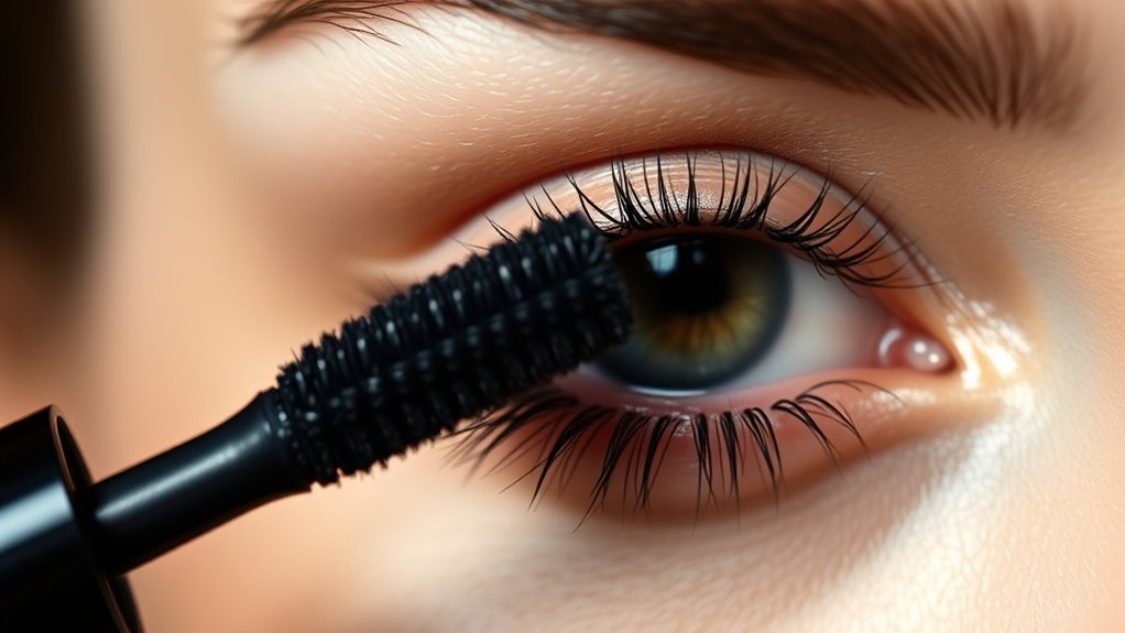 evenly coated defined lashes
