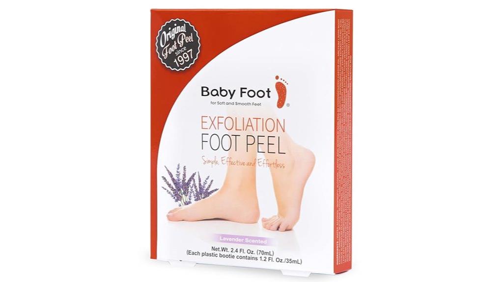 exfoliating foot peel treatment