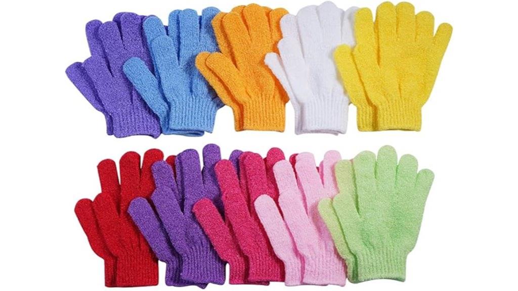 exfoliating gloves for skin