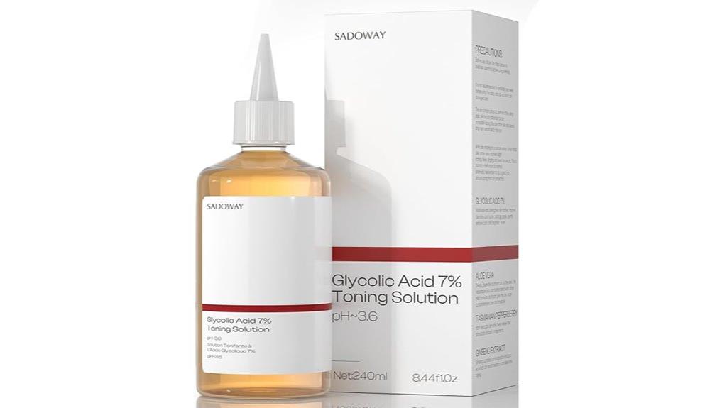 exfoliating hydrating glycolic toner
