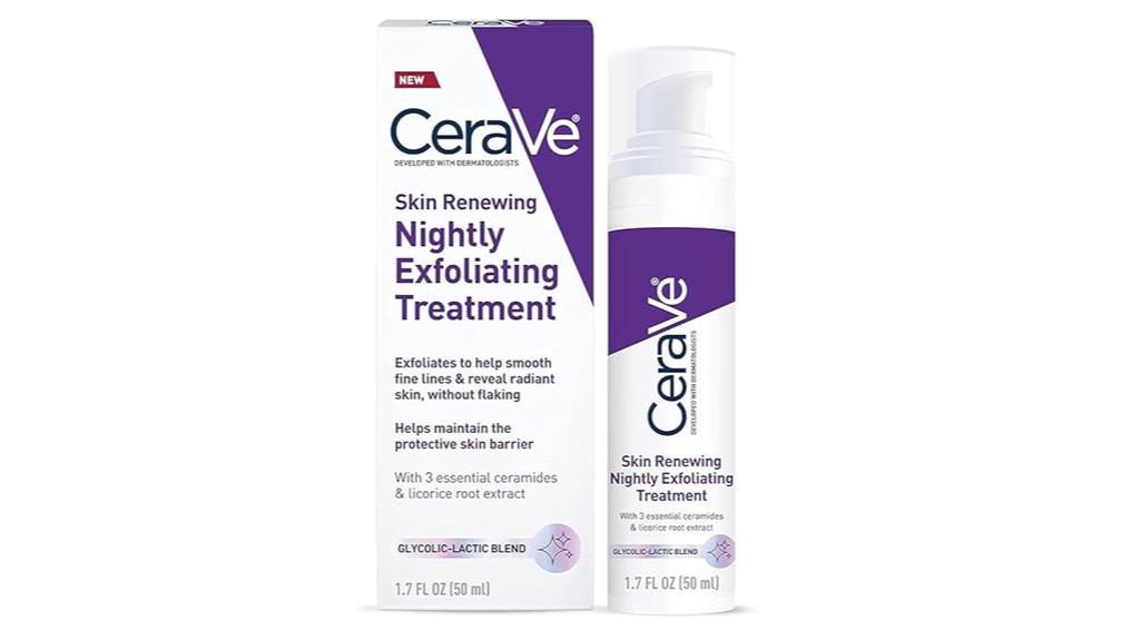 exfoliating night acid treatment