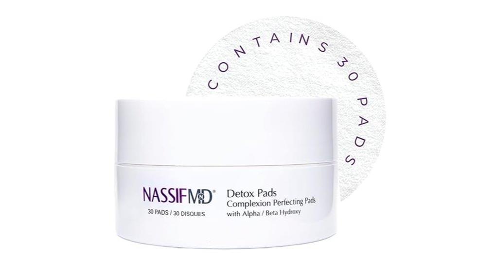 exfoliating pads with acids